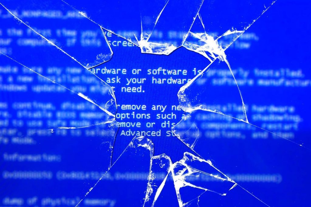 Синий экран разные коды ошибок
